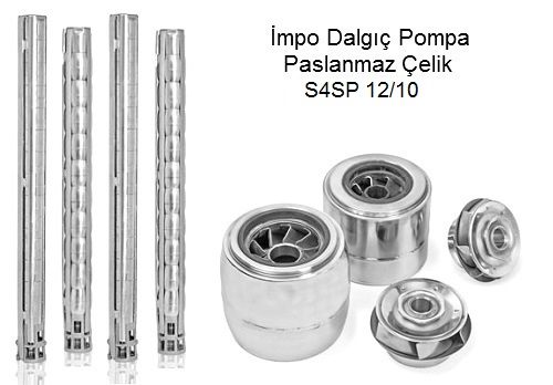 İmpo S4SP 12/10 Dalgıç Pompa