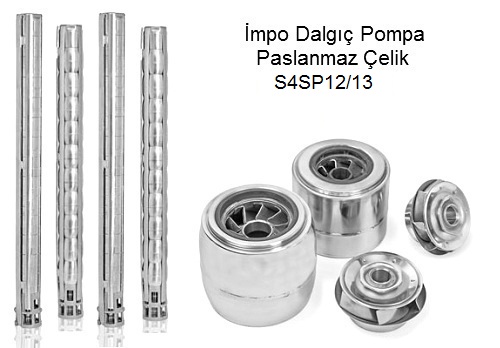 İmpo S4SP 12/13 Dalgıç Pompa