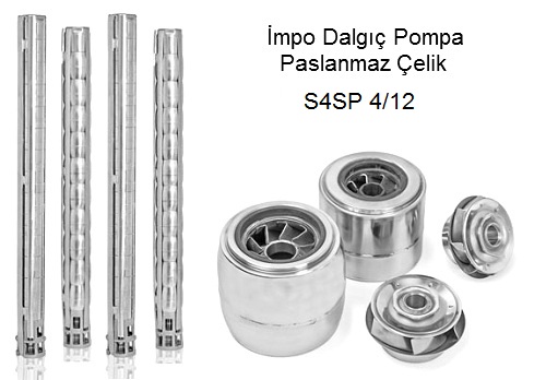 İmpo S4SP 4/12 Dalgıç Pompa